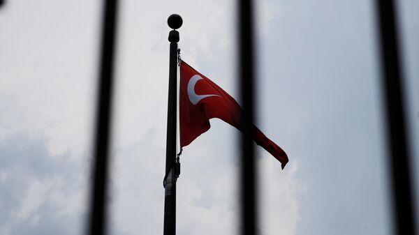 Wahington'daki Türkiye Büyükelçiliği- Türk bayrağı - Sputnik Türkiye