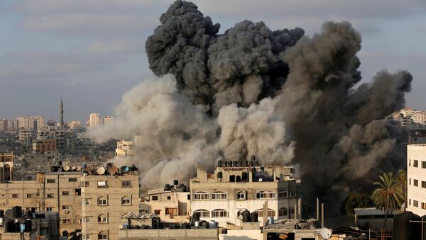 İsrail jetleri Gazze'yi vurdu - Sputnik Türkiye