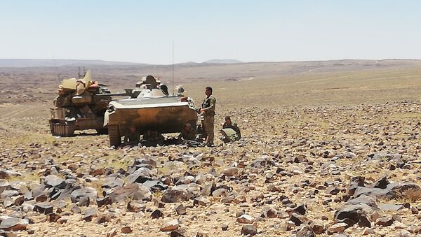 Suriye ordusu Süveyde çölünde teröristlerle savaşiyor - Sputnik Türkiye