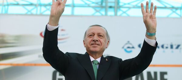 Cumhurbaşkanı Recep Tayyip Erdoğan, 'Gümüşhane Geçişi Çevre Yolu Açılış Töreni'nde konuştu. - Sputnik Türkiye