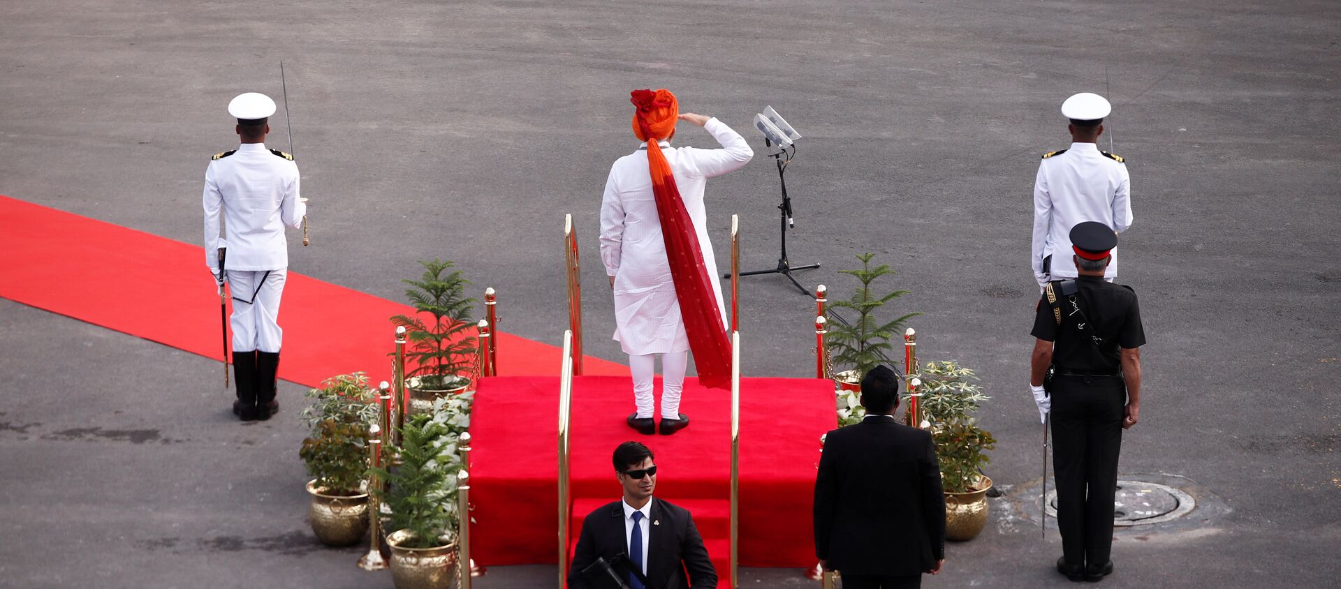 Hindistan Başbakanı Narendra Modi başkent Yeni Delhi'deki Kızıl Kale'de yapılan Bağımsızlık Günü kutlamalarında konuştu - Sputnik Türkiye, 1920, 15.08.2018