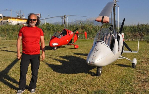 Denizlili girişimciden gyrocopter ile hava taksi taşımacılığı - Sputnik Türkiye