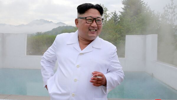 Kuzey Kore lideri Kim Jong-un Yangdok-gun'daki kaplıcaları ziyaret etti - Sputnik Türkiye