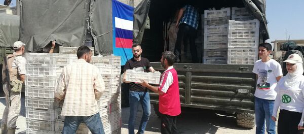 Rusya Haleplilere yardım ediyor - Sputnik Türkiye