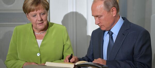Berlin'de Putin-Merkel görüşmesi başladı - Sputnik Türkiye