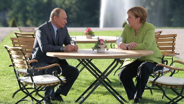 3 saat süren Putin-Merkel görüşmesi sona erdi - Sputnik Türkiye