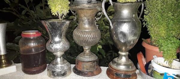 Denizlispor'un çöpten çıkan tarihi kupaları saksı oldu - Sputnik Türkiye