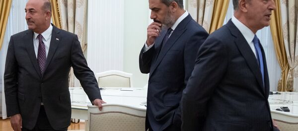 Mevlüt Çavuşoğlu- Hakan Fidan- Hulusi Akar - Sputnik Türkiye