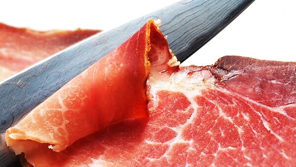 Cutting bacon - Sputnik Türkiye