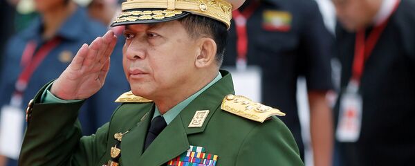 Myanmar'ın Başkomutanı Kıdemli General Min Aung Hlaing - Sputnik Türkiye