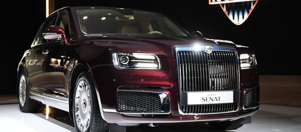 Moskova Uluslararası Otomobil Fuarı'nda Aurus Senat tanıtımı - Sputnik Türkiye