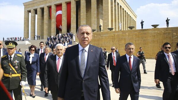 Erdoğan, anıtkabir - Sputnik Türkiye