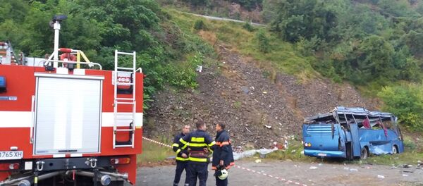 Bulgaristan'da 17 kişinin öldüğü trafik kazası - Sputnik Türkiye