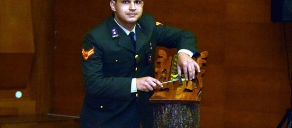 Bando okulunda tek kişilik mezuniyet - Sputnik Türkiye