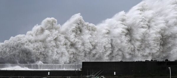 Japonya'da Jebi tayfunu hayatı felç etti - Sputnik Türkiye
