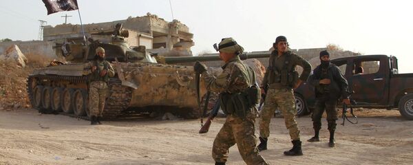 Kaide kolu Nusra, Mayıs 2015'te bir saldırıyla İdlib vilayetinde Suriye hükümetinin son kalesi olan Eriha'yı da almıştı. - Sputnik Türkiye