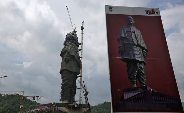 Hindistan'da dünyanın en büyük heykeli tamamlanıyor - Sputnik Türkiye