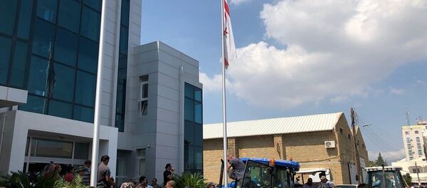 Kuzey Kıbrıs, hayvan üreticileri, Tarım Bakanlığı'nı bastı - Sputnik Türkiye