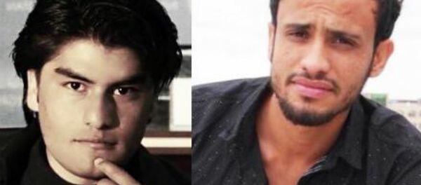 Tolo News muhabiri Samim Faramarz ve kameraman Ramiz Ahmadi Tolo News muhabiri Samim Faramarz ve kameraman Ramiz Ahmadi - Sputnik Türkiye