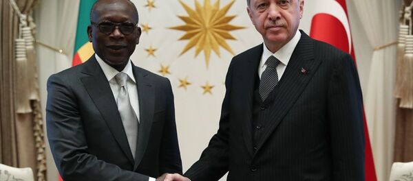 Erdoğan, Benin Cumhurbaşkanı Talon ile bir araya geldi - Sputnik Türkiye