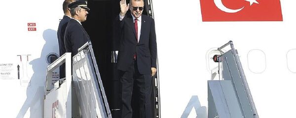 Recep Tayyip Erdoğan, uçak - Sputnik Türkiye