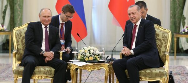 Recep Tayyip Erdoğan - Vladimir Putin - Sputnik Türkiye