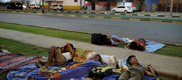 Brezilya'da yaşayan Venezüellalı göçmenler Brezilya'da yaşayan Venezüellalı göçmenler - Sputnik Türkiye