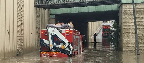 İstanbul, Hadımköy, şiddetli yağış İstanbul, Hadımköy, şiddetli yağış - Sputnik Türkiye