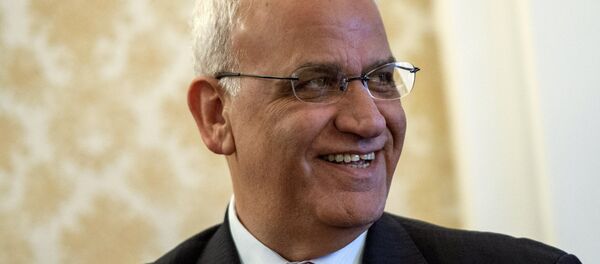 Filistin Kurtuluş Örgütü (FKÖ) Yürütme Konseyi Genel Sekreteri Saib Ureykat - Sputnik Türkiye