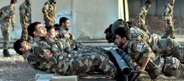 Türkiye'de eğitilen ÖSO militanları görüntülendi - Sputnik Türkiye