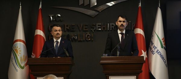 Murat Kurum - Bekir Pakdemirli - Sputnik Türkiye