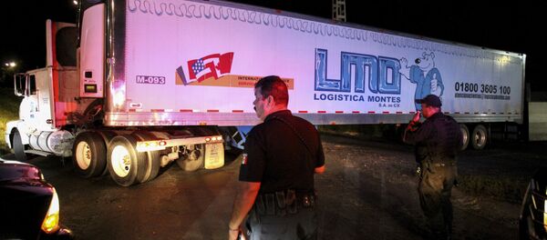 meksika-ceset-soğutuculu-tır - Sputnik Türkiye