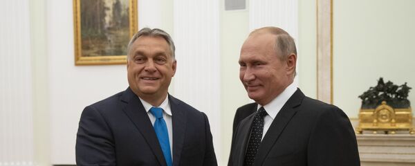 Macaristan Başbakanı Victor Orban-Rusya Devlet Başkanı Vladimir Putin - Sputnik Türkiye