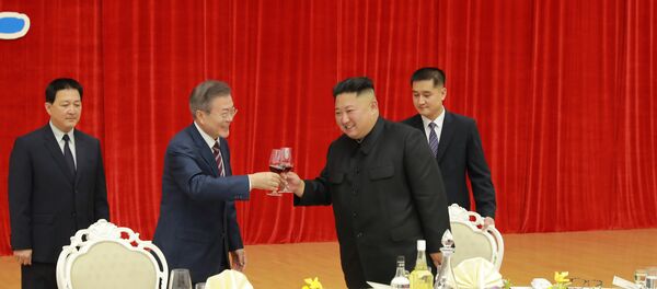 Kuzey ve Güney Kore liderinden 'barış çabalarını sürdürme' sözü - Sputnik Türkiye