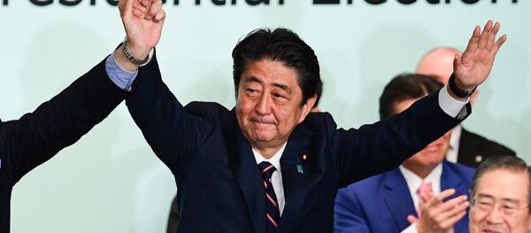 Japonya Başbakan Şinzo Abe - Sputnik Türkiye