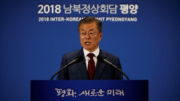 Güney Kore Devlet Başkanı Moon Jae-in - Sputnik Türkiye