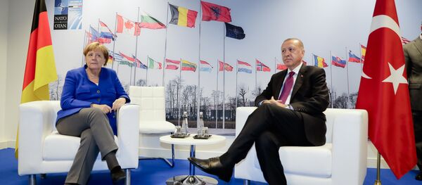 Almanya Başbakanı Angela Merkel-Cumhurbaşkanı Recep Tayyip Erdoğan - Sputnik Türkiye