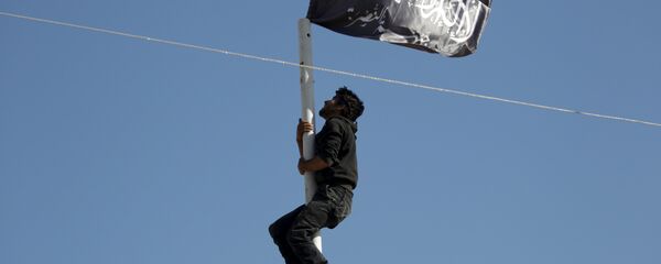 İdlib'in Eriha kasabasında bir El Nusra Cephesi mensubu - Sputnik Türkiye