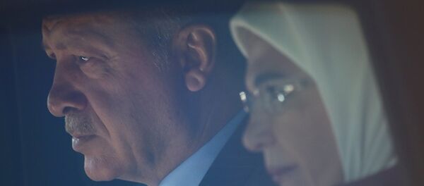 Recep Tayyip Erdoğan - Emine Erdoğan, Almanya Recep Tayyip Erdoğan - Emine Erdoğan, Almanya - Sputnik Türkiye