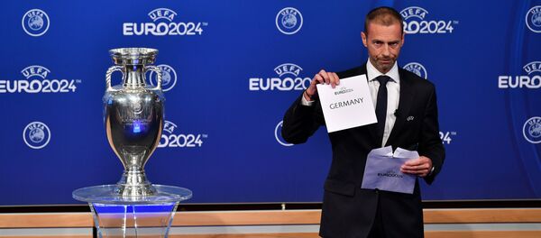 UEFA Başkanı Aleksander Ceferin Euro 2024'ü Almanya'nın kazandığını açıklarken üzgün gözüktü. UEFA Başkanı Aleksander Ceferin Euro 2024'ü Almanya'nın kazandığını açıklarken üzgün gözüktü. - Sputnik Türkiye