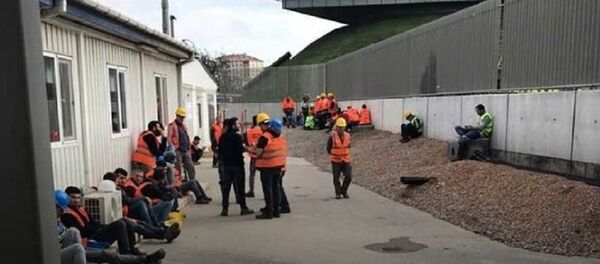 Garanti Bankası inşaatı Garanti Bankası inşaatı - Sputnik Türkiye