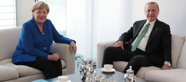 Recep Tayyip Erdoğan - Angela Merkel - Sputnik Türkiye