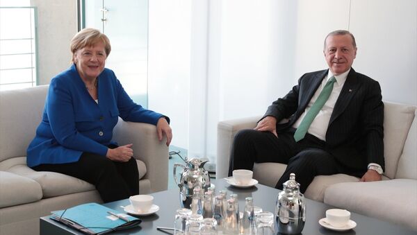 Recep Tayyip Erdoğan - Angela Merkel - Sputnik Türkiye