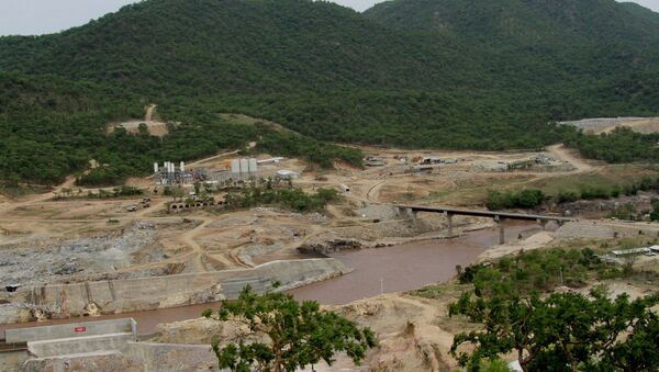 Etiyopya'daki Hedasi Barajı'nın inşaatı - Sputnik Türkiye