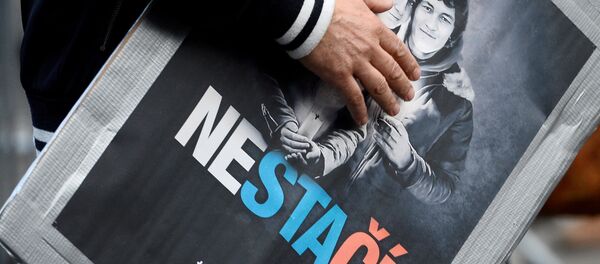 Öldürülen Slovak gazeteci Jan Kuciak ve nişanlısı Martina Kusnirova Öldürülen Slovak gazeteci Jan Kuciak ve nişanlısı Martina Kusnirova - Sputnik Türkiye