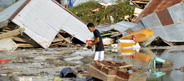 Endonezya'da deprem ve tsunami - Sputnik Türkiye