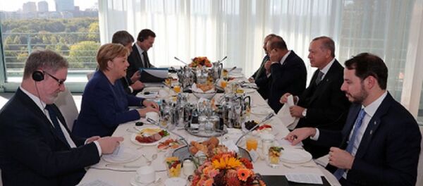 Erdoğan - Merkel -Kahvaltı - Sputnik Türkiye