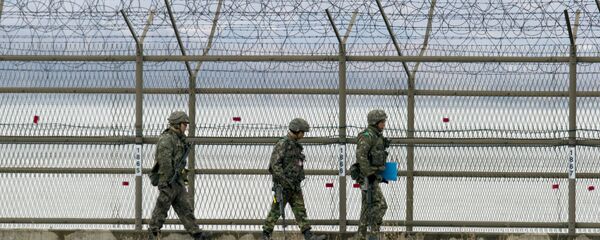 Güney Kore-Kuzey Kore sınırı - Sputnik Türkiye