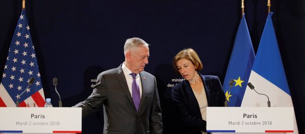 ABD Savunma Bakanı James Mattis- Fransa Savunma Bakanı Florence Parly - Sputnik Türkiye