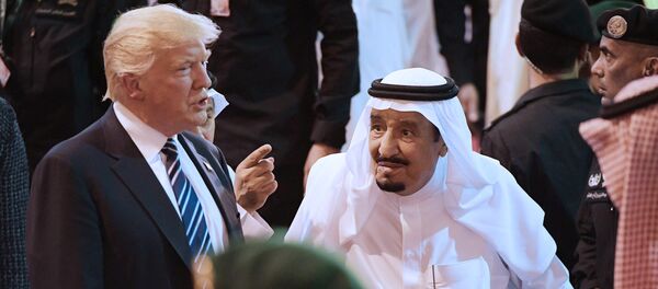 ABD Başkanı Donald Trump- Suudi Arabistan Kralı Selman - Sputnik Türkiye